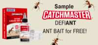 Ant Problem? Get a Free Catchmaster DefiANT Liquid Ant Bait Sample