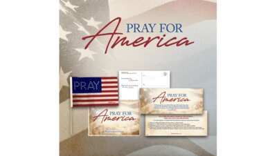 Let Your Faith Shine – Get a Free PRAY Flag, Cling, and Postcard!