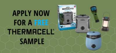 FREE THERMACELL Mosquito Repellent! 