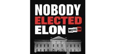 Speak Up! Get a Free “Nobody Elected Elon” Sticker Today!