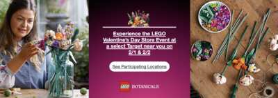 Build a Heartwarming Memory—Free LEGO Valentine’s Day Event!