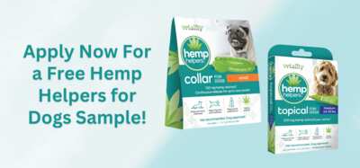 Snag FREE Hemp Helpers Dog Collars or Topical Tubes!