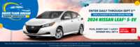 Go Electric! Win a 2024 Nissan Leaf in Shop LC's Big Giveaway!