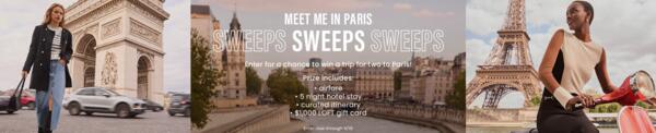 Bonjour, Paris! Enter to Win a Glamorous Trip from LOFT!