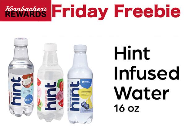 One Day Only: Free Hint Infused Water at Hornbacher’s!