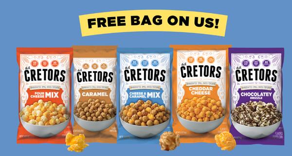 Get this FREE Bag of G.H. Cretors After Rebate!