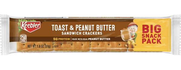 Pilot Flying J is Treating You to FREE Keebler Toast Peanut Butter Crackers!