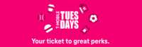 This Week on T-Mobile Tuesdays: $5 Smile 2 Tickets & BOGO Cinnabon!