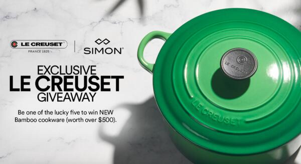 Win 1 of 5 Le Creuset Bamboo Cookware Prize Packs!