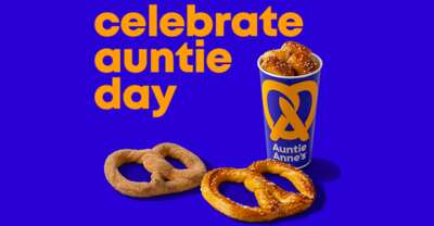 Sweet or Savory? Free Pretzel at Auntie Anne’s on July 26th!