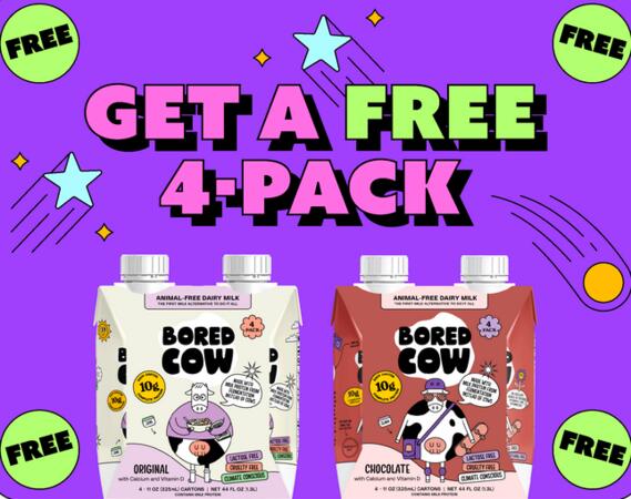 Milk It for Free: Get a 4-pack of Bored Cow After Rebate!