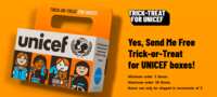 A Halloween Tradition: Free Trick-or-Treat for UNICEF Boxes!