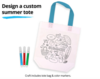 REMINDER: Custom Summer Tote & Markers Craft Kit for Free at JCPenney