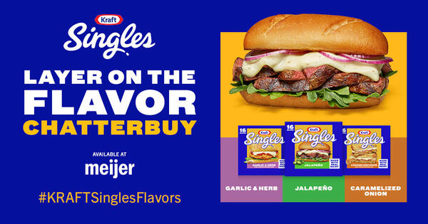 Get a Free KRAFT Singles Layer On The Flavor Chatterbuy Kit