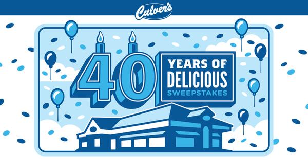 Culver's Giveaway: Win $40,000 or One of 8,000 Instant Prizes!