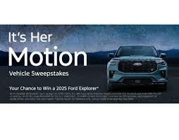 Get Behind the Wheel: Win a Ford Vehicle Now!