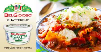 Cook with Authentic Flavor – Free BelGioioso Ricotta Chatterbuy Kit!