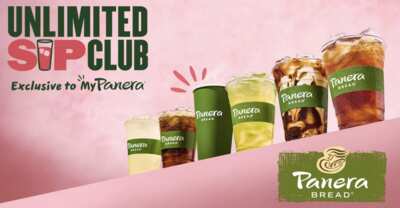 Unlimited Drinks, Just $5/Month for 5 Months at Panera!