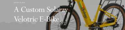 Zoom into the Future: Win a Custom Solaray Velotric E-Bike!