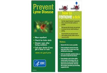 In Your Pocket & On Your Guard: FREE Prevent Tickborne Diseases Bookmark!