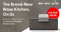 Blaze into Style: Win a $14,000 LTE+ Modular Kitchen Island!