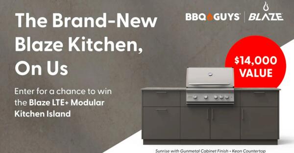 Blaze into Style: Win a $14,000 LTE+ Modular Kitchen Island!